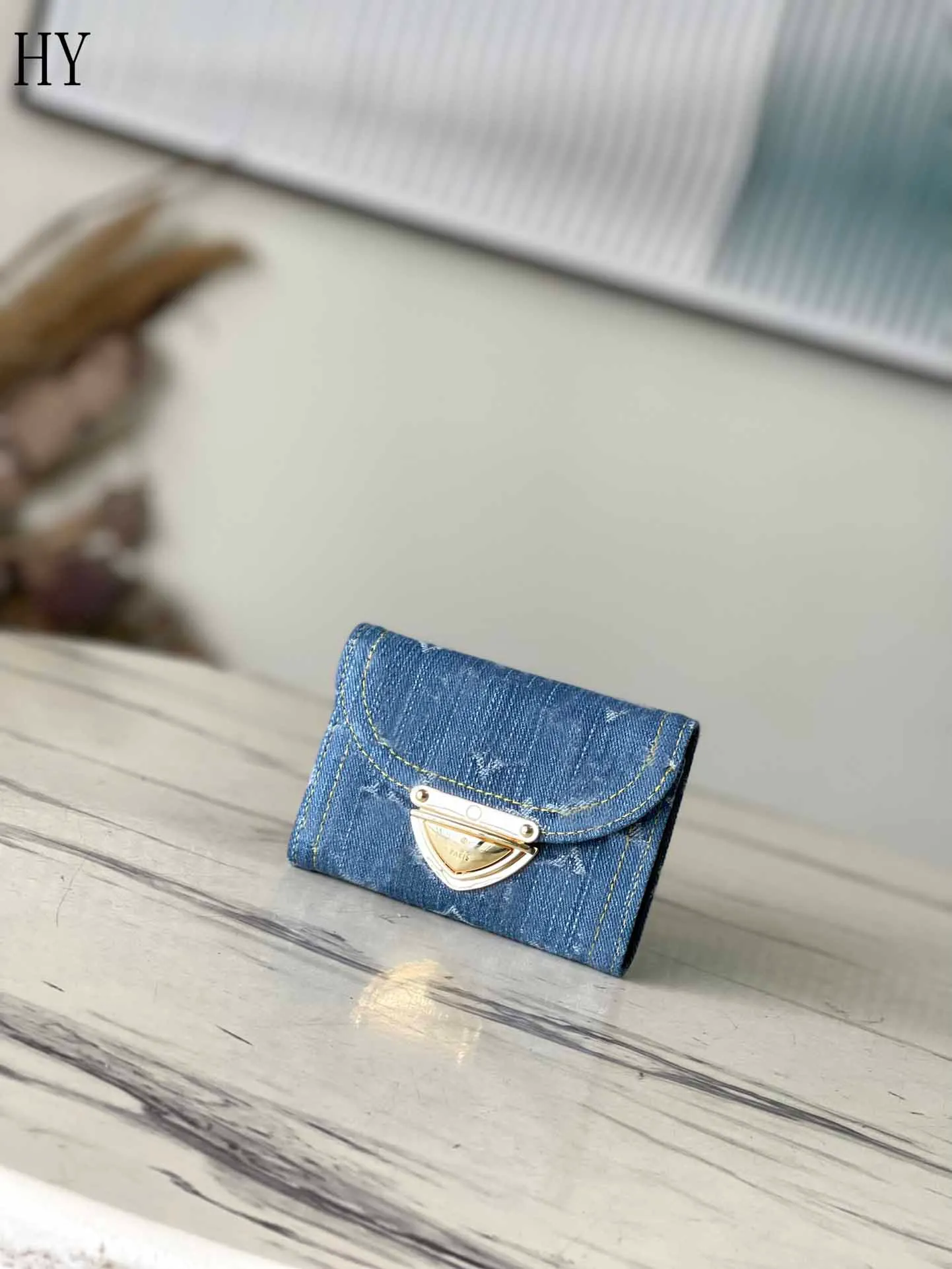 Designer Luxury Blue Denim Amelia M82959 Flap Wallet Canvas Schouder Crossbody Bag 7a Best Kwaliteit