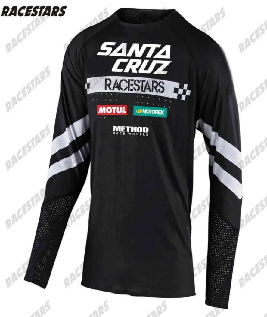 サンタクルスモトクロスジャージーモーターサイクルマウンテンバイクエンデューロMTB BMX DH Tシャツ服Maillot Ciclismo Downhill Mountain Jerseys X2471972