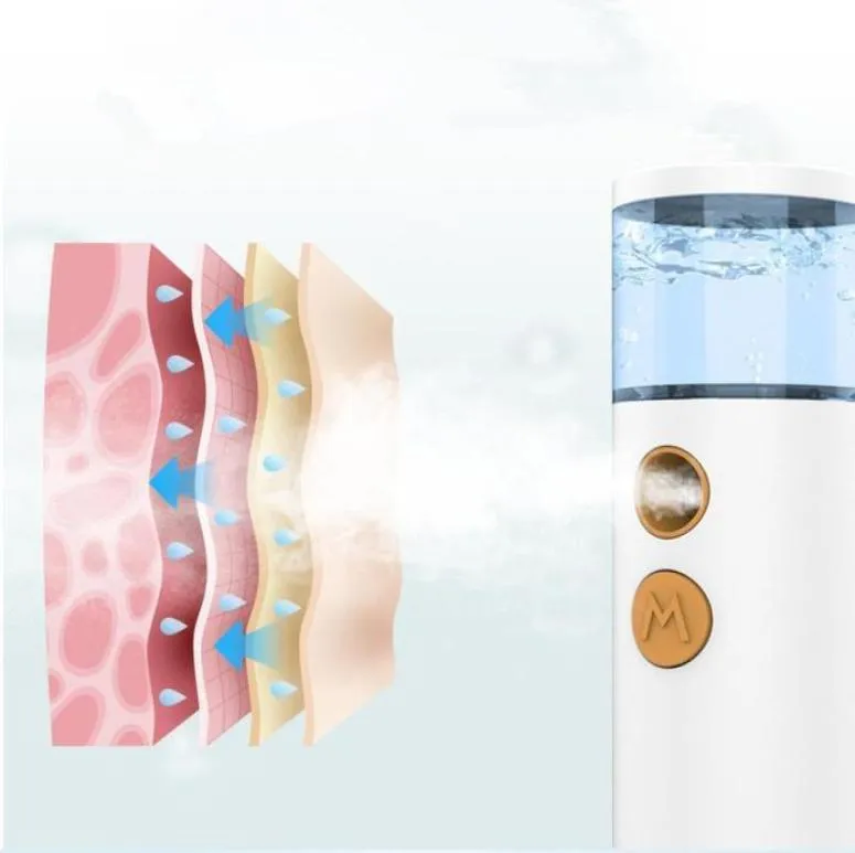 Fashion portable nano brouillard pulvérisateur de corps facial nébulizer naufuge hydratant soins de la peau mini 20 ml