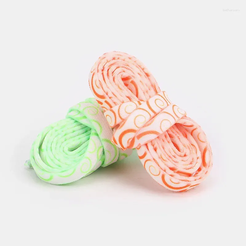 Shoe Parts Printed Laces Sneakers Wild Elastic Casual Fluorescent Pattern Type Material