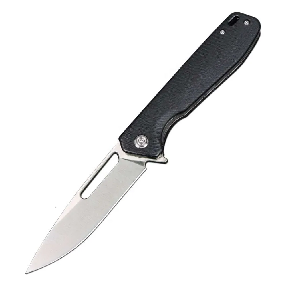 Hand G10 di nuova concezione di caccia all'aperto 5cr13 coltello pieghevole in acciaio sopravvivenza di autodifesa