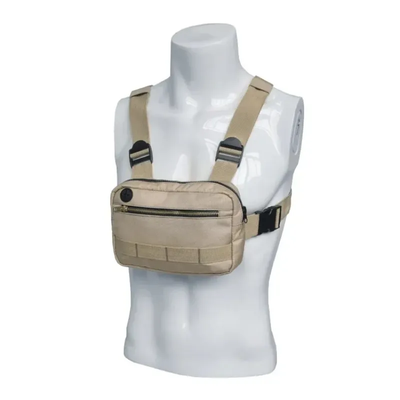 Nylon Taktische Brust -Rig -Jagd Running Molle Bag Military Schulterpack Mobiltelefonhalter Bag Hülle Outdoor Camping Wandern