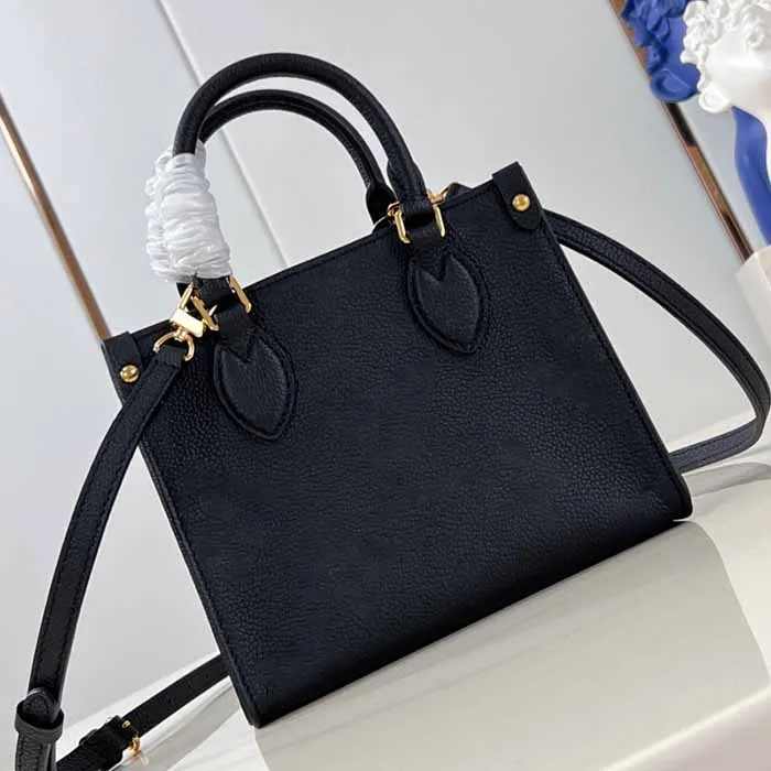 Bolsa de diseñador de moda The Tote Bags Luxury Bolsos de lujo Bolso de hombro Bolsas de compras en relieve bolsas Totas Lady Handbag Mujeres Sac Genuine Leather