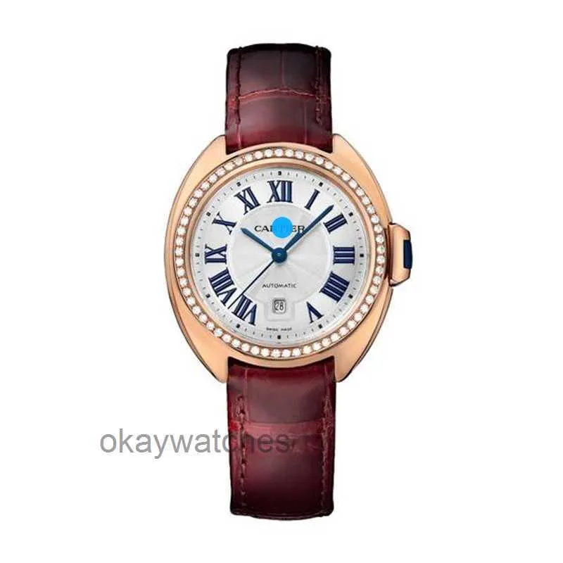 Unisex Dials Automatic Working Watches Carter Key WJCL0013 Original Diamond Needle Calendar Display Roman Graduated Womens Watch1