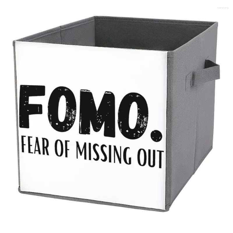 Сумки для хранения мусорные баки Fomo Fear Out классический раздел «Классическая складная коробка»
