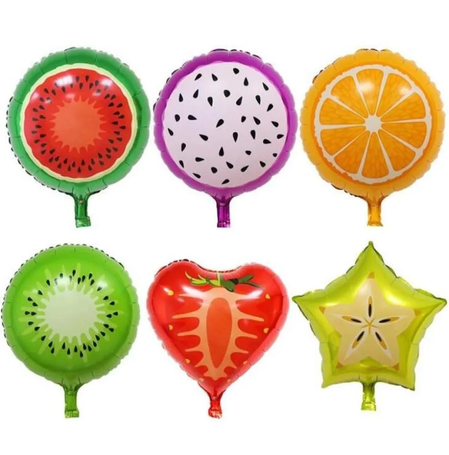 18 polegadas Food balões hélio helium mylar fruty Candy etc. Design para presente artesanato festas de casamento de casamento chá de bebê a favor decoração diy6634393