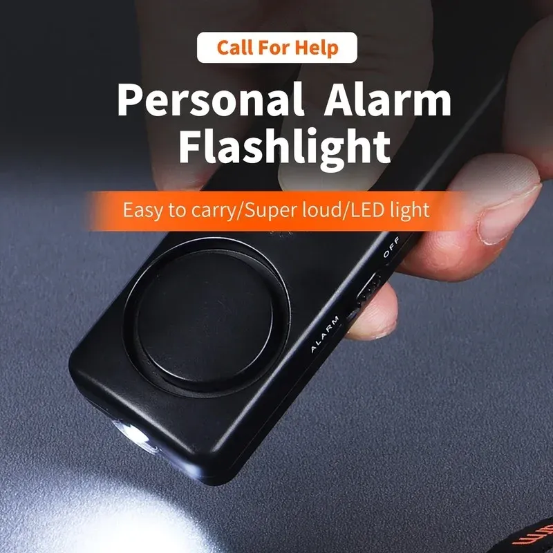 Nowy alarm samoobrony 120dB ochrona ochrony ostrzeżenia krzyk głośny alarm awaryjny Bezpieczeństwo osobiste dla kobiet Dziecko Starsza dziewczyna na awaryjne urządzenie
