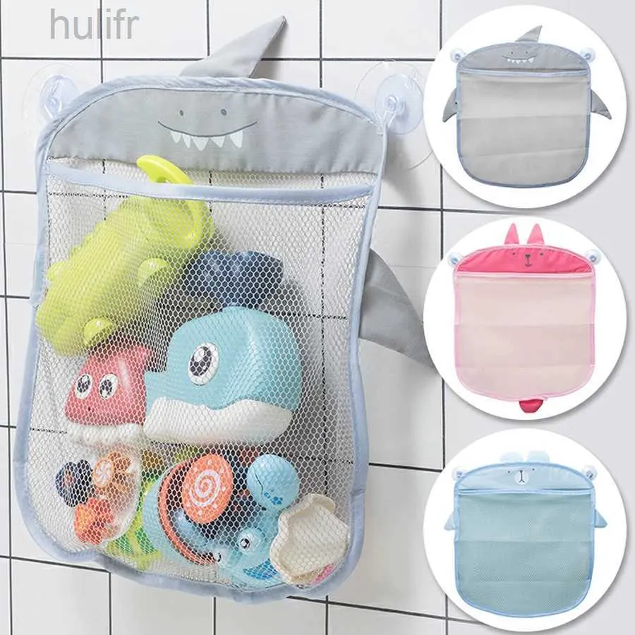 Sandspiel Wasser Spaß Neue Baby Bad Mesh Bag Sauger Design für Kinder Bad Spielzeug Kinder Korb Cartoon Tierformen Stoffsand Spielzeug Aufbewahrung Netzbeutel D240429