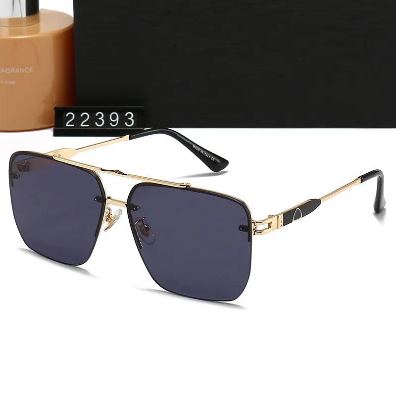 Óculos de sol de designer para homens femininos óculos de sol luxuos