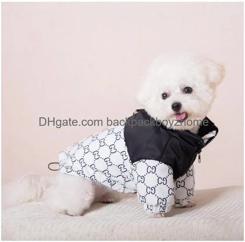 Köpek Giyim 2024 Yeni Pet Tedarik Pamuklu Kış Giysileri Köpekler Ceket Malzemeleri Evcil Hayvan Yavru Ürünleri Sıcak Giysiler