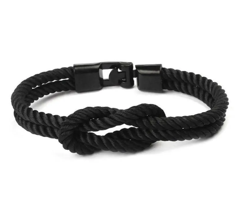 Rope armband män obehag överlevnad utomhus camping räddning akut armband för kvinnor sport spänne kärlek par smycken gåvor g5161949