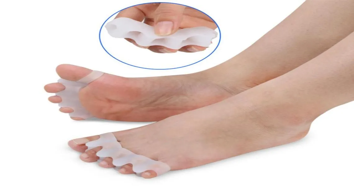 Silikonowy separatory korektora palec stóp silikonowych stóp stóp ochraniacza stóp pielęgnacja pielęgnacji stóp narzędzie Pro Massager RRA6041527674