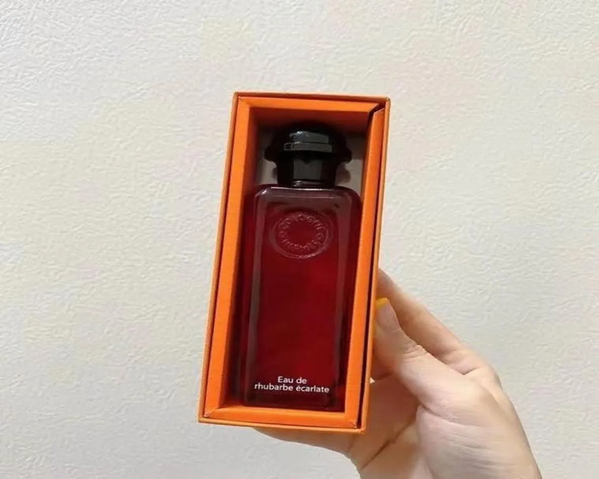 Profume Eau de Rhubarbe Ecarlate Parfum 100ml Crimson Fire Ginseng Rhiobarbia Fragranza di Colonia buona qualità 5228305