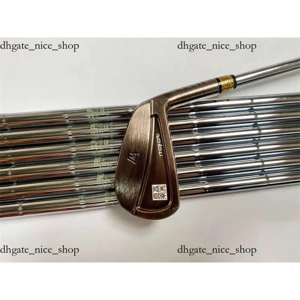 Clubs de golf Top Quality 24SS Designer pour hommes Set Fer Set Bronze Forged Irons MTG Itobori Golf Clubs 4-9p / Graphite / Steel Arbre avec couvercle de tête 894