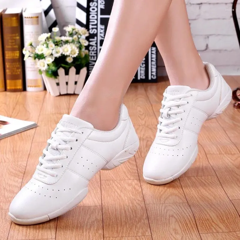 Casual Shoes Child Competitive Aerobics Soft Bottom Fitness Men Women Jazz Professional Training Dance Sneakers