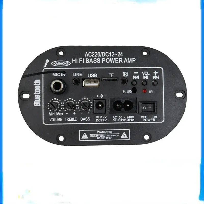 Amplificateur de puissance numérique 3028BTMIC à trois usines de 8 pouces avec carte d'amplificateur mono-mono-mono-mono-wire sans fil à microphone