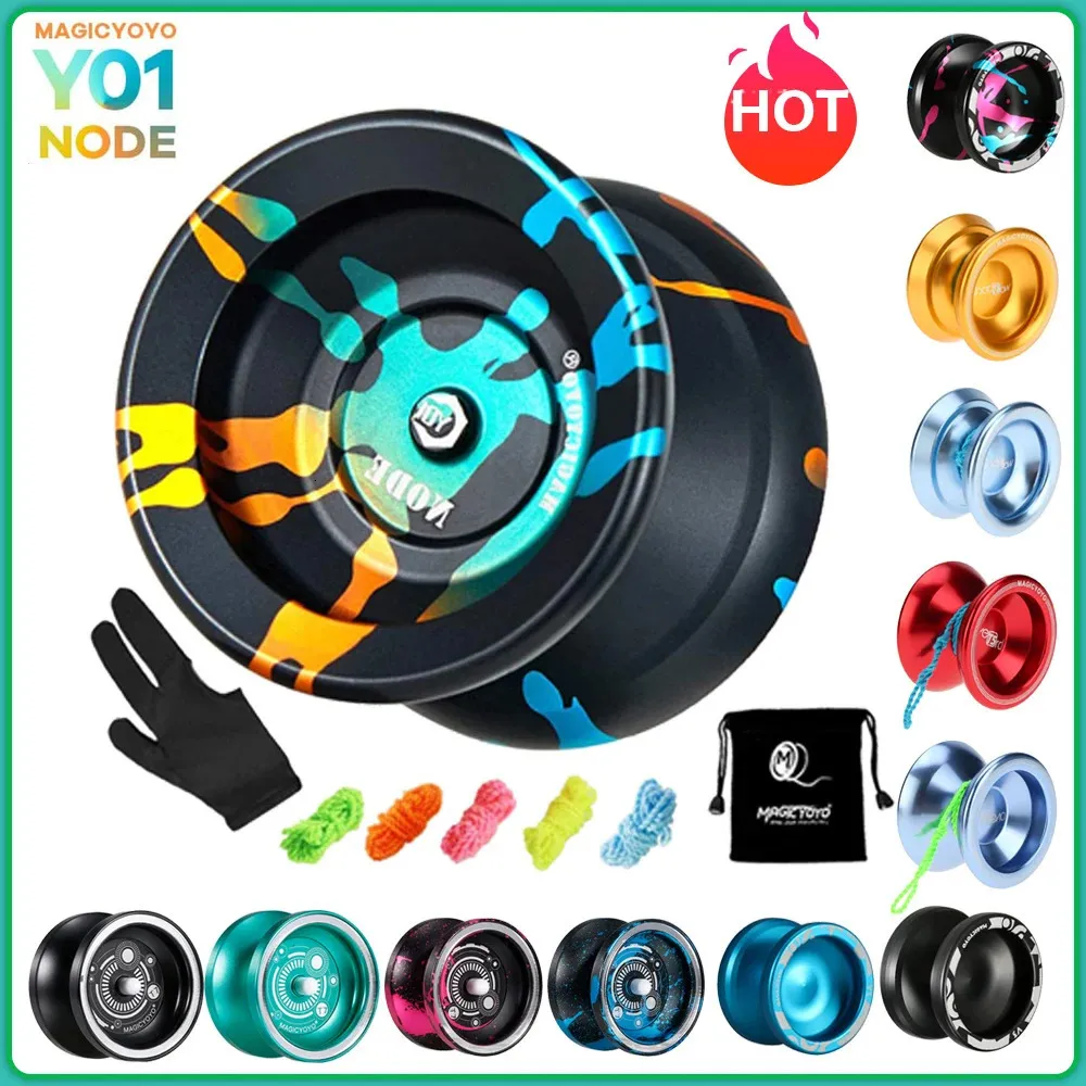 Magic Yoyo V3 YOYO ALUMINUM Alloy Professional Yoyo Unresponsive or Responsive Yoyos Stroller yoyo for Children Boys Toys 240429