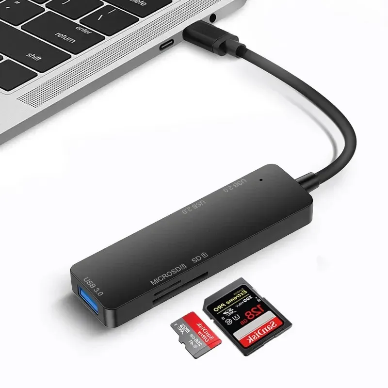 Hub USB 3.0 Ultra Slim Hub Ultra Slim MacBook, Mac Pro/Mini, IMAC, Surface Pro, XPS, Notebook PC, USBC Hub