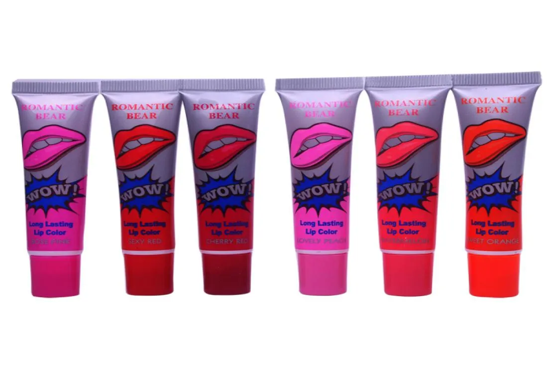 Cheapest Lip Gloss Lipstick Peeloff Lasts For 24h No Stain Marine Collagen Lipstick Balm Plant Romantic Bear Makeup Moisturizing 4419508
