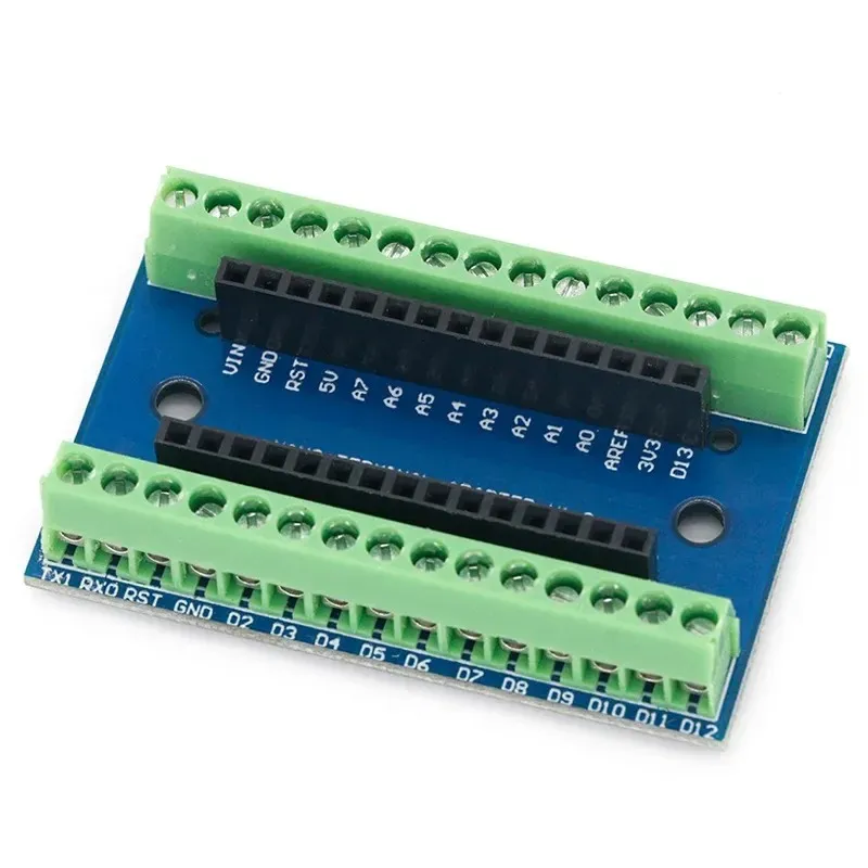 Nano v3.0 3.0 Controller Terminal Adapter Uitbreidingsbord Nano Io Shield Eenvoudige uitbreidingsplaat voor Arduino avr Atmega328p