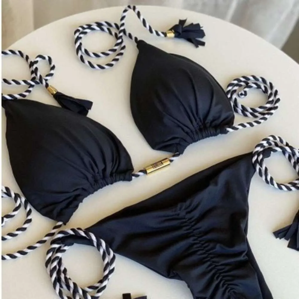 Swimwear New Sexy Bikini's Femme's Split Color Couleur