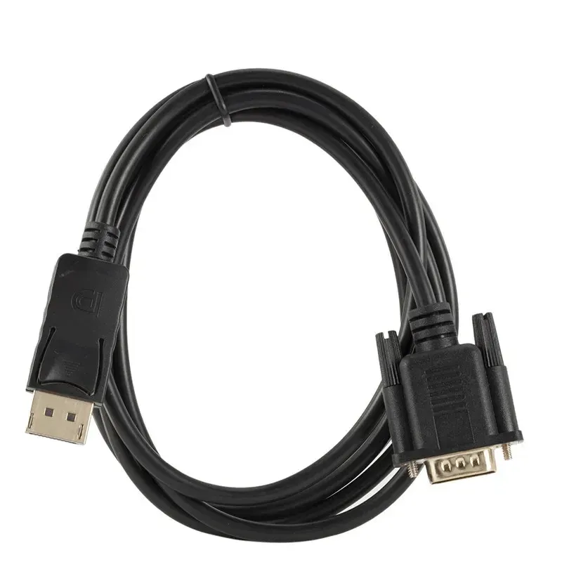 Neues DisplayPort -Anzeige -Port DP zu VGA -Adapterkabel 1.8m männlich zu männlich