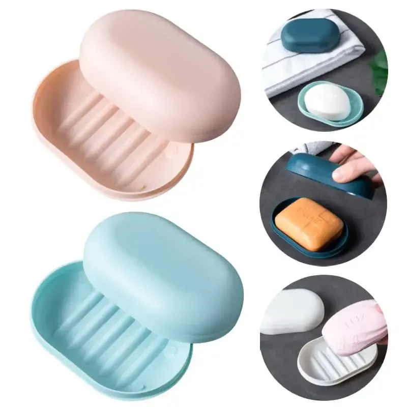 Dishes Soap Container Travel Supplies Fashionable Portable Handmade Soap Holder Household Draining Water Home Bathroom Accessories