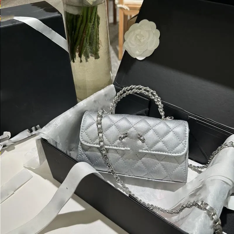 Chanei 23a Projektanci mody torby torby na ramię Crossbody Bag Lady Clutch Bag Cross Bimetal Rejot Bag łańcuchowy Klasyczny projektant Flap Messe Eadl