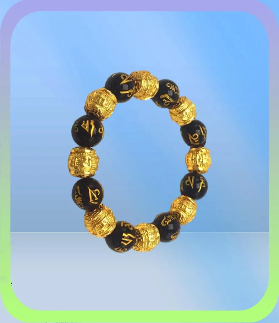 01 Natural Stone Black Obsidian Pixiu Bracelet With Tiger Eye And Double Pixiu Lucky Brave Troops Charms Jewelry for Women Men3501016