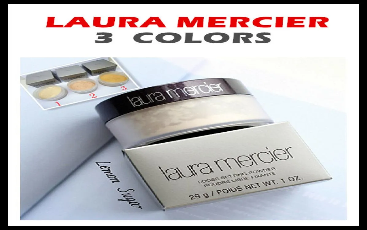 6pcs Laura Mercier Ambiente sciolto in polvere Min Pore Concealer Conceale nutriente Sun Block Sun Block Longlasting 29G1724502