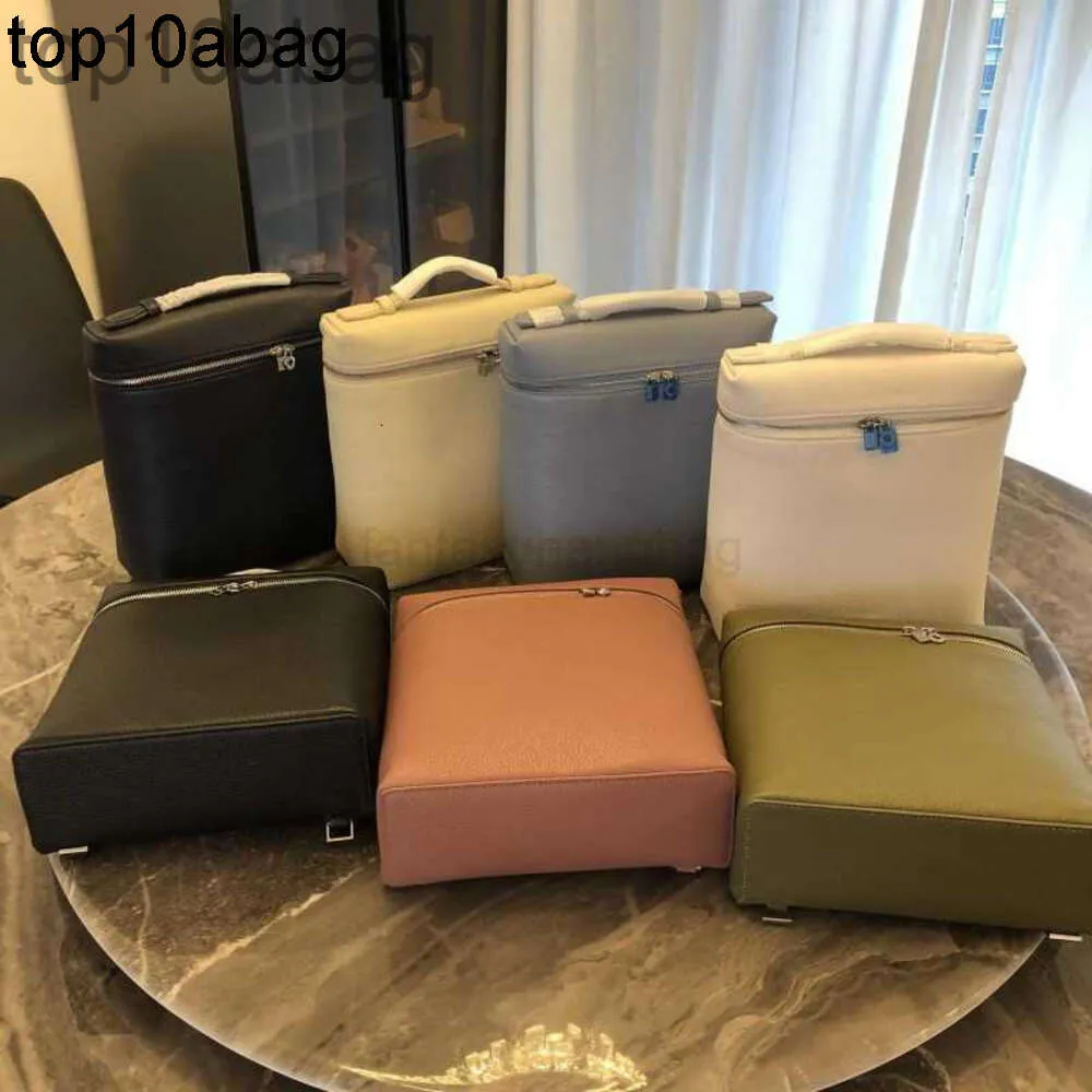 loro piano bag best quality Loro pianaly bag LP box L21 backpack womens lychee grain cowhide handbag bag casual backpack