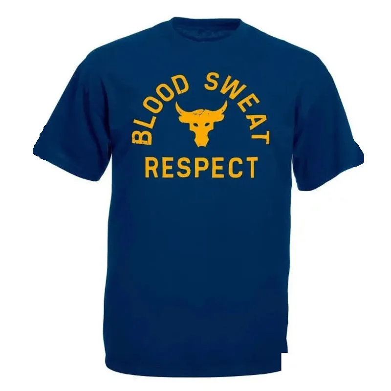 Project Rock Blood Sweat Graphic Golds Gym Shirt For Men Fashionable And Casual Summer Top In XS 4XL Sizes From Zhuqueqiao 12.7 DHgate.Com