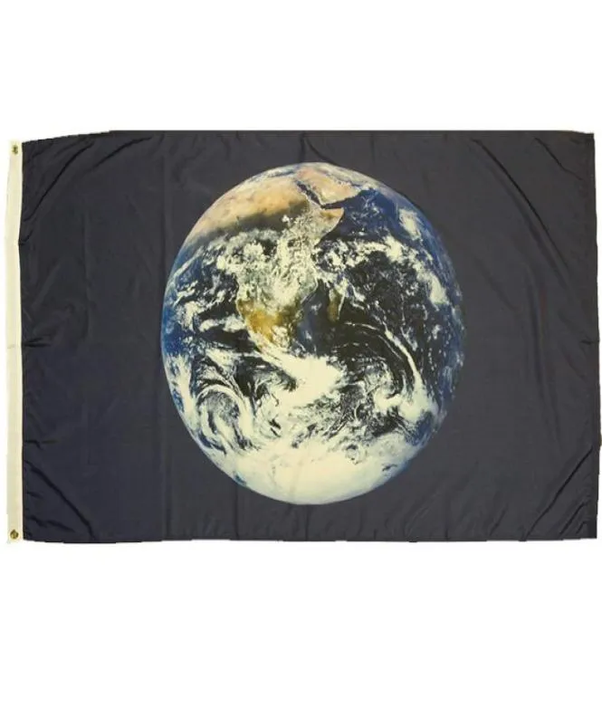 Earth Day Flag 3x5ft 150 x 90 cm Polyester Druck in der Innenhänge im Freien im Freien, die Nationalflagge mit Messingstaaten 9991473 verkaufen