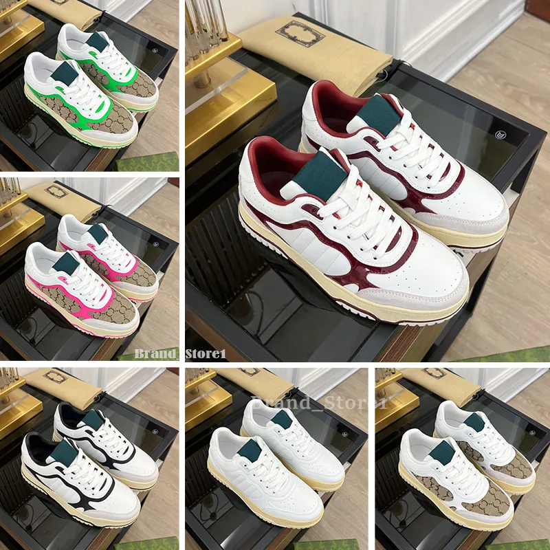 Projektant Series Series skórzane Sneakers Men Men Casual Buty Klasyczne luksusowe buty platformy o niskiej platformie