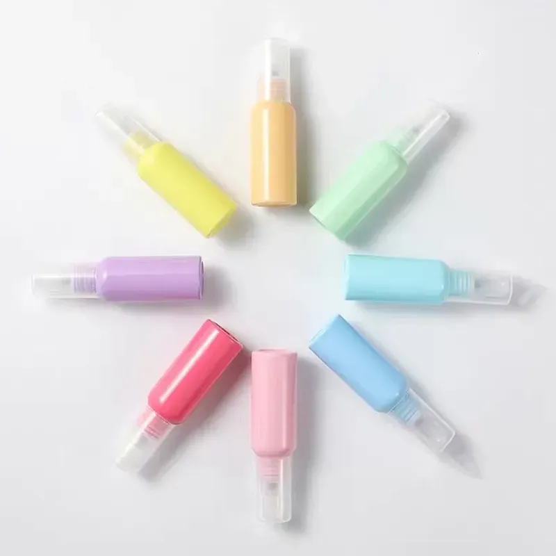 50ML Spray Bottle Perfume Bottles Plastic Easy To Carry Packing Containers Colorful Macaroon Colors