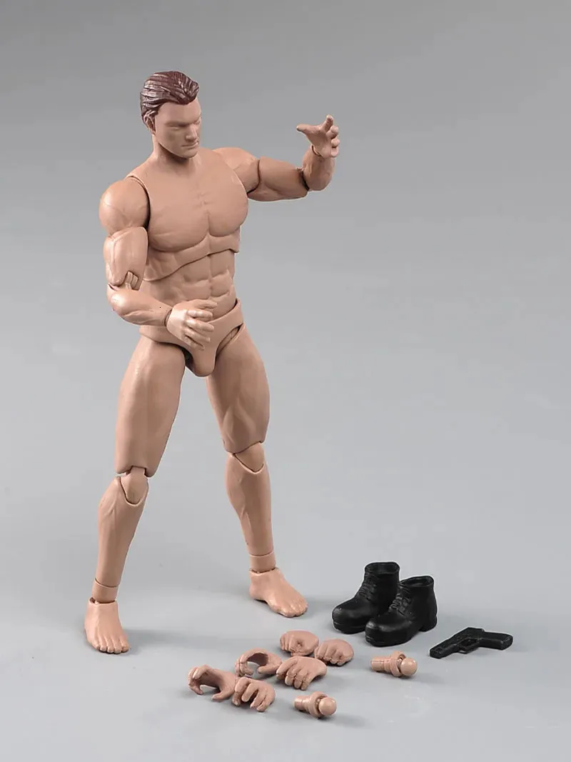 Premium Quality 6-Inch Male Action Figure: Anatomically Correct Model ...