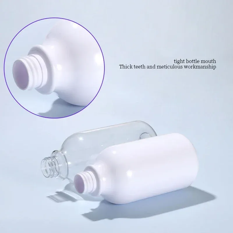 Yeni 500ml Banyo Sabun Dispenser Şişe Şampuan Duş Jel Şişesi Pres Türü Doldurulabilir Boş Şişe Şampuar Duş Jel Şişesi için Su Geçirmez Etiketler