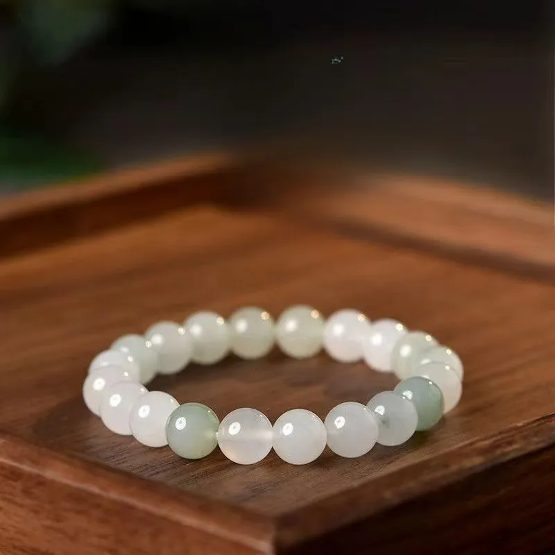Bracelet jade fin bijoux authentique naturel natural myanmar jadéite glace flottante jades bracelets en pierre