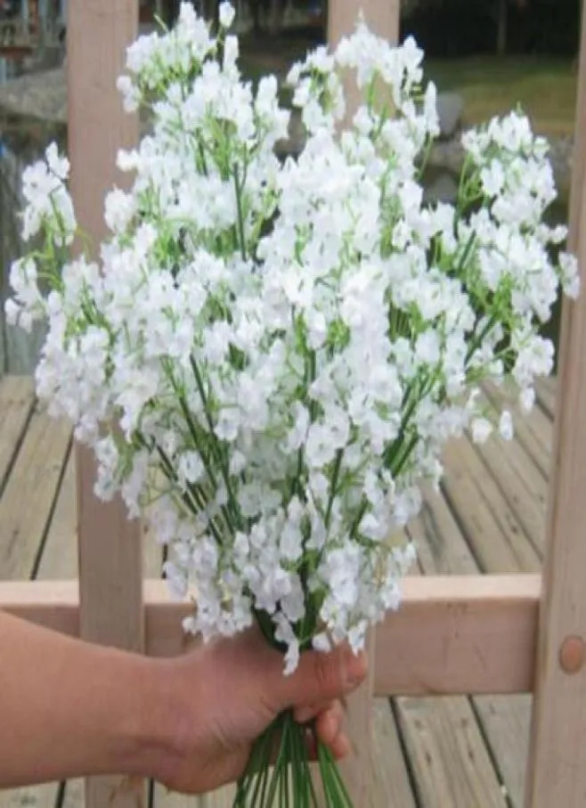 100pcs 인공 아기 호흡 꽃 인공 석고 가짜 gypsophila 가짜 실크 플라워 플랜트 홈 웨딩 파티 홈 장식 4548836