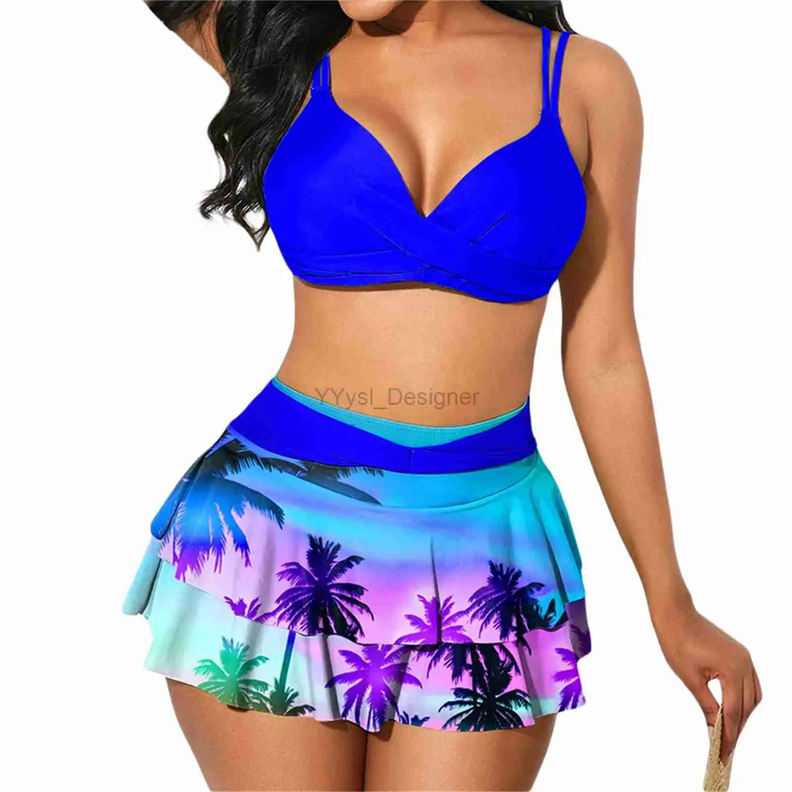 Swimons de maillots féminins Femmes Tankinis Bikini Set Swimwwear Swimsuit Bathing Suite de maillots de bain Dames Bikini Set Summer Swimming Suite deux pièces D240429