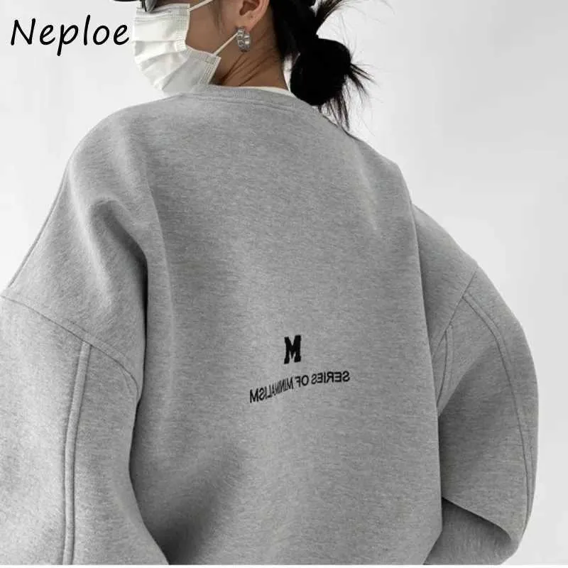 Heren Hoodies Sweatshirts Neoe Retro Casual O-Neck Letter Sweater Steater Printen Good Product 2024 Spring Nieuwe Loose Volledige bijpassende Top Y2K Dames Lange Mouwen Dressl2404
