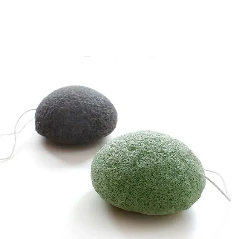 Konjac Sponge lavare il viso rotondo Konjac Konnyaku Sponge Sponge Uliziatore Exfoliatore