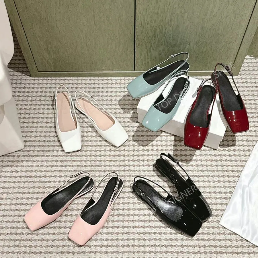 Aeyde di alta qualità Aeyde Sandalo piatto a punta di punta a punta in pelle scarpe da scarpe da scarpa da scarpa da scarpe da design di lusso con scatola con scatola