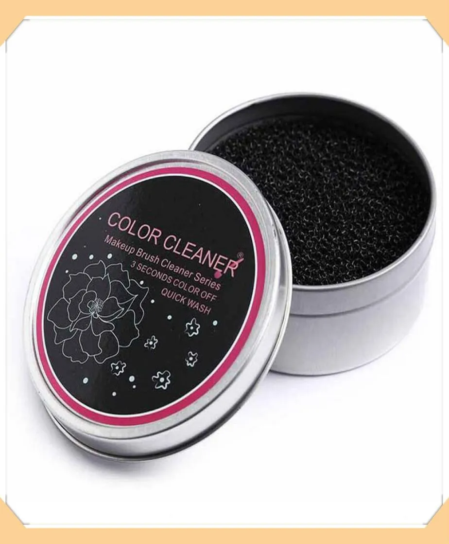 Color Cleaner Sponge Makeup Brush Cleaner Box Tool Cosmetic Brush Color Removal Dry Clean Brush Cleaning Make Up Tool5567087