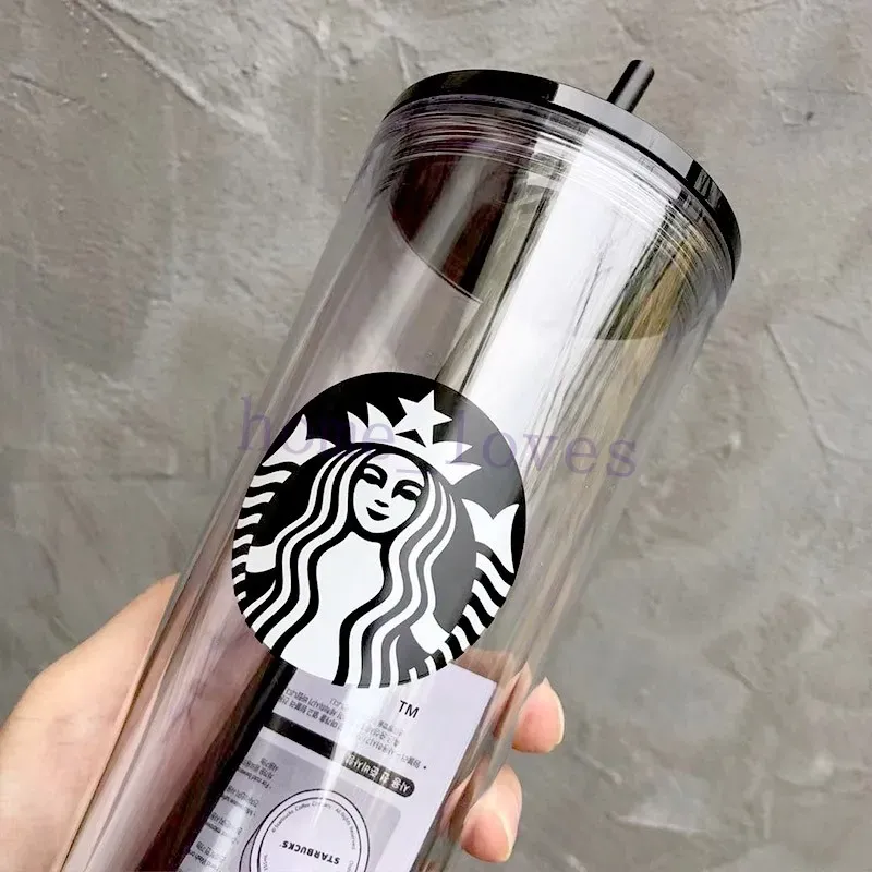 24 oz Clear Cold Cup with Straw - Perfect On-the-Go Tumbler, Shop Now! Best  Seller from Dhgate Tumblers - price 4.47