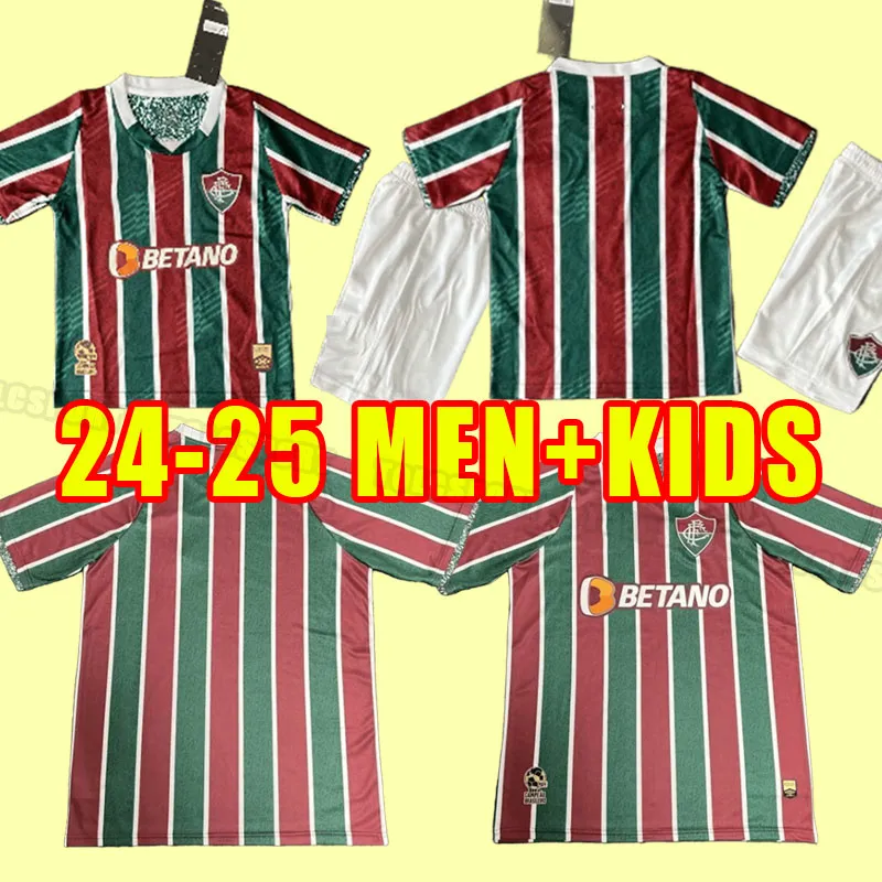 24/25 Fluminense voetbaltruien 2024 2025 Home Ganso Fred Phganso Hudson Nene Nino Henrique Rafael Moura voetbalshirt Home Away Men Kids