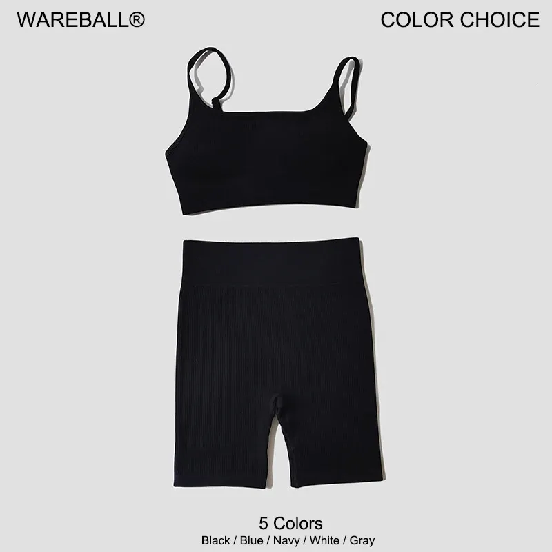 Wareball 2pcs Juego de yoga Femenino sin costuras.