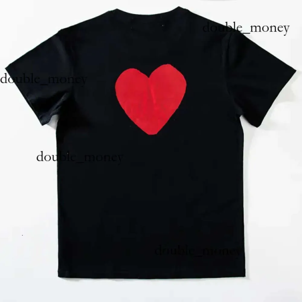 Play Shirts Commes Designer TEE Com Des Garcons PLAY HEART LOGO PRINT T-shirt TEE SIZE Commes Play T Shirt Polo EXTRA LARGE Blue Heart Unisex 654 489