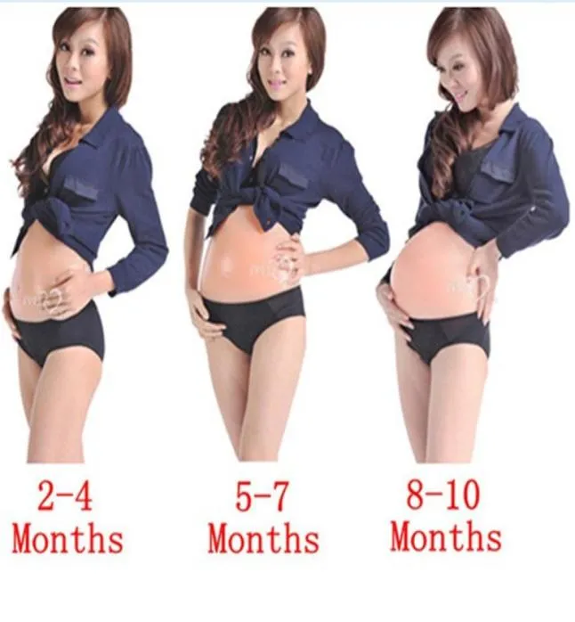 Fake grossesse adulte Belly Sober Falle Belly Baby Bump Silicone For Costumes Cosplay7508517