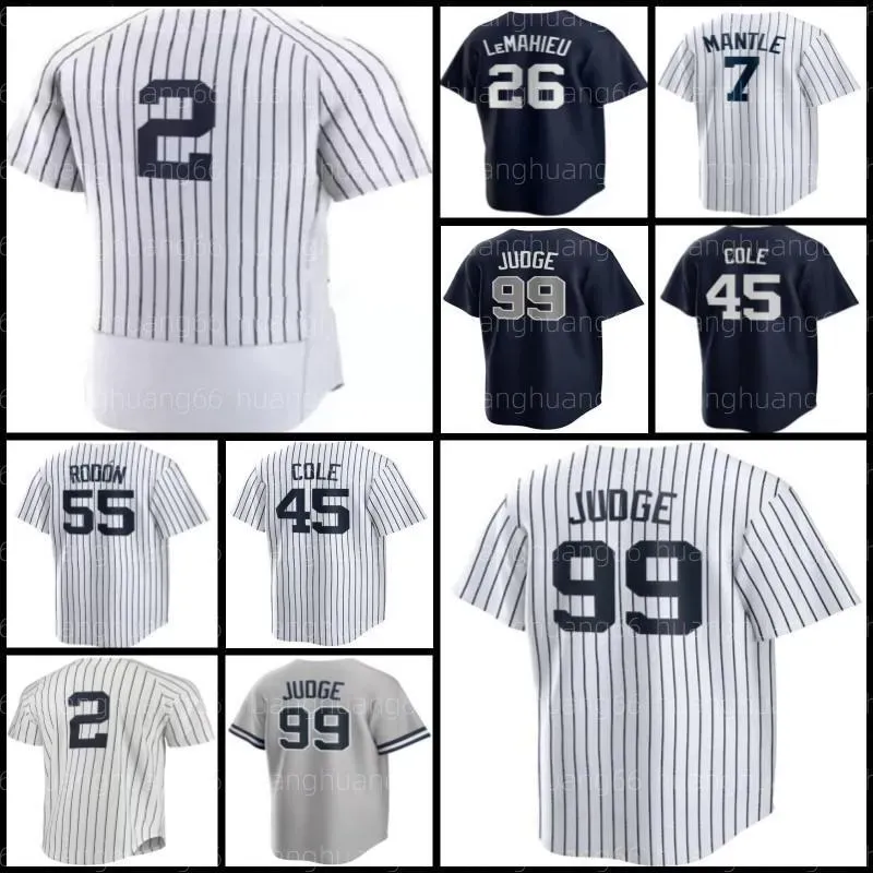 DJ Lemahieu Josh Donaldson Baseball Jersey Juan Soto Yankees Gerrit Cole Anthony Rizzo Derek Jeter Giancarlo Stanton Aaron Gleyber Torres Rivera Hicks